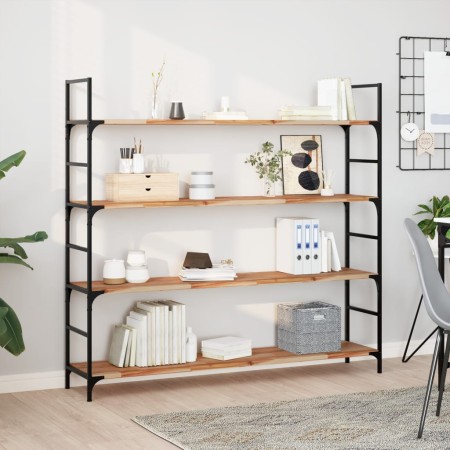 vidaXL Schweberegale 4 Stk. 120x30x2 cm Massivholz Akazie Ölbehandelt 