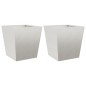 vidaXL Pflanzkübel 2 Stk. 40x40x40 cm Edelstahl vidaXL Pflanzkübel 2 Stk. 40x40x40 cm Edelstahl