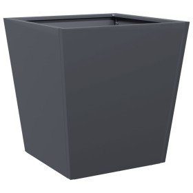 vidaXL Pflanzkübel Anthrazit 40x40x40 Stahl