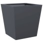 vidaXL Pflanzkübel Anthrazit 40x40x40 Stahl vidaXL Pflanzkübel Anthrazit 40x40x40 Stahl