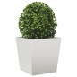 vidaXL Pflanzkübel 2 Stk. 50x50x50 cm Edelstahl vidaXL Pflanzkübel 2 Stk. 50x50x50 cm Edelstahl