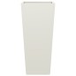 vidaXL Pflanzkübel Weiß 35x35x75 cm Stahl vidaXL Pflanzkübel Weiß 35x35x75 cm Stahl