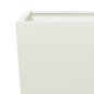 vidaXL Pflanzkübel Weiß 35x35x75 cm Stahl vidaXL Pflanzkübel Weiß 35x35x75 cm Stahl