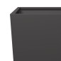 vidaXL Pflanzkübel Schwarz 35x35x75 cm Stahl vidaXL Pflanzkübel Schwarz 35x35x75 cm Stahl