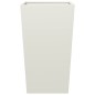 vidaXL Pflanzkübel Weiß 45x45x75 cm Stahl vidaXL Pflanzkübel Weiß 45x45x75 cm Stahl