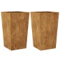 vidaXL Pflanzkübel 2 Stk. 45x45x75 cm Cortenstahl vidaXL Pflanzkübel 2 Stk. 45x45x75 cm Cortenstahl