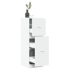 vidaXL Apothekerschrank Weiß 40x41x118 cm Holzwerkstoff