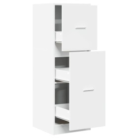 vidaXL Apothekerschrank Weiß 40x41x118 cm Holzwerkstoff
