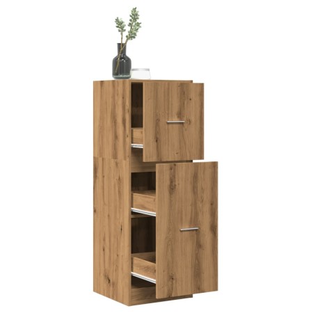 vidaXL Apothekerschrank Artisan-Eiche 40x41x118 cm Holzwerkstoff