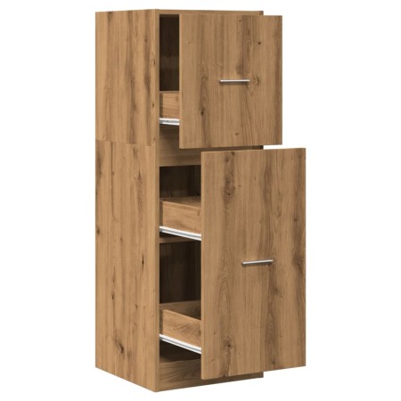 vidaXL Apothekerschrank Artisan-Eiche 40x41x118 cm Holzwerkstoff