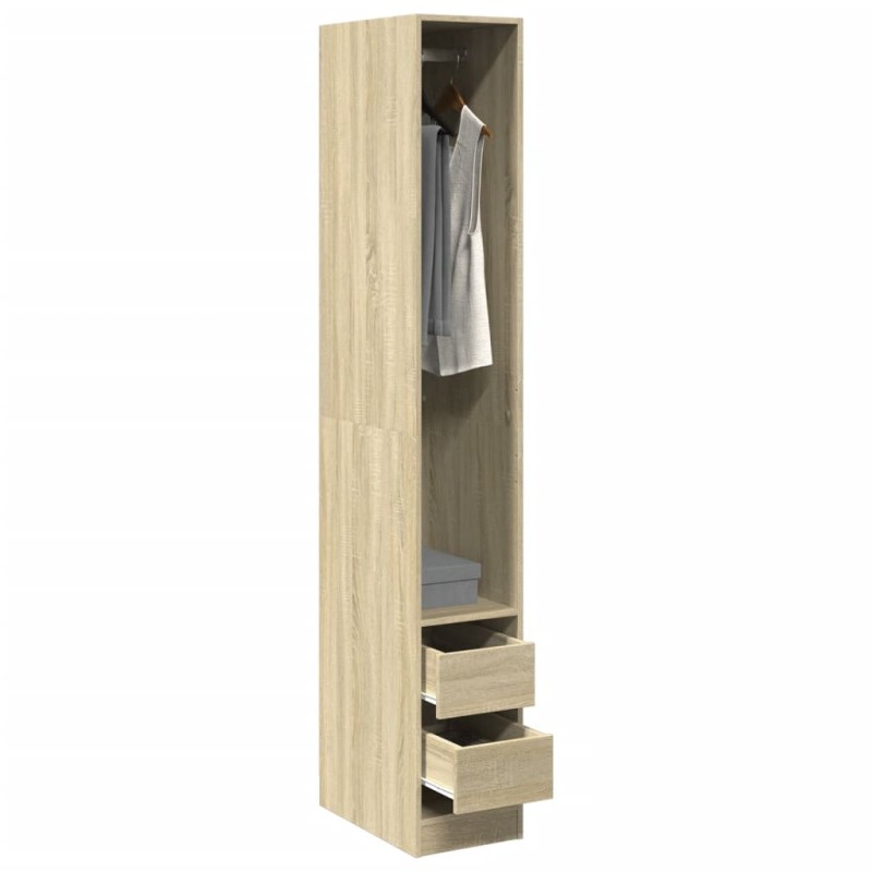 vidaXL Kleiderschrank Sonoma-Eiche 30x50x200 cm Holzwerkstoff vidaXL Kleiderschrank Sonoma-Eiche 30x50x200 cm Holzwerkstoff