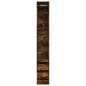 vidaXL Kleiderschrank Räuchereiche 30x50x200 cm Holzwerkstoff vidaXL Kleiderschrank Räuchereiche 30x50x200 cm Holzwerkstoff