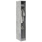 vidaXL Kleiderschrank Betongrau 30x50x200 cm Holzwerkstoff vidaXL Kleiderschrank Betongrau 30x50x200 cm Holzwerkstoff