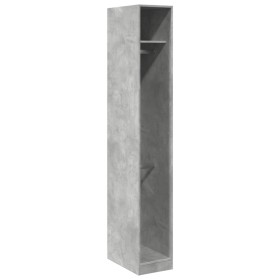 vidaXL Kleiderschrank Betongrau 30x50x200 cm Holzwerkstoff