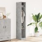 vidaXL Kleiderschrank Betongrau 30x50x200 cm Holzwerkstoff vidaXL Kleiderschrank Betongrau 30x50x200 cm Holzwerkstoff