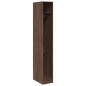 vidaXL Kleiderschrank Braun Eichen-Optik 30x50x200 cm Holzwerkstoff vidaXL Kleiderschrank Braun Eichen-Optik 30x50x200 cm Holzwerkstoff