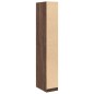 vidaXL Kleiderschrank Braun Eichen-Optik 30x50x200 cm Holzwerkstoff vidaXL Kleiderschrank Braun Eichen-Optik 30x50x200 cm Holzwerkstoff