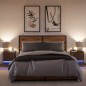 vidaXL Wand-Nachttische mit LED-Leuchten 2 Stk. Braun Eichen-Optik vidaXL Wand-Nachttische mit LED-Leuchten 2 Stk. Braun Eichen-Optik