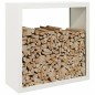 vidaXL Brennholzregal Weiß 100x40x100 cm Stahl vidaXL Brennholzregal Weiß 100x40x100 cm Stahl