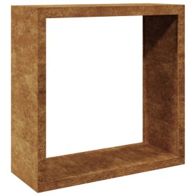 vidaXL Brennholzregal 100x40x100 cm Cortenstahl