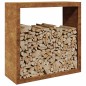 vidaXL Brennholzregal 100x40x100 cm Wetterfester Stahl vidaXL Brennholzregal 100x40x100 cm Wetterfester Stahl