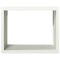vidaXL Brennholzregal Weiß 100x40x80 cm Stahl vidaXL Brennholzregal Weiß 100x40x80 cm Stahl