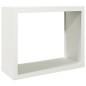 vidaXL Brennholzregal Weiß 100x40x80 cm Stahl vidaXL Brennholzregal Weiß 100x40x80 cm Stahl