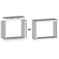 vidaXL Brennholzregal Weiß 100x40x80 cm Stahl vidaXL Brennholzregal Weiß 100x40x80 cm Stahl