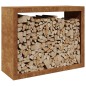 vidaXL Brennholzregal 100x40x80 cm Cortenstahl vidaXL Brennholzregal 100x40x80 cm Cortenstahl