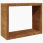 vidaXL Brennholzregal 100x40x80 cm Cortenstahl vidaXL Brennholzregal 100x40x80 cm Cortenstahl