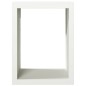 vidaXL Brennholzregal Weiß 60x40x80 cm Stahl vidaXL Brennholzregal Weiß 60x40x80 cm Stahl
