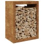 vidaXL Brennholzregal 60x40x80 cm Cortenstahl vidaXL Brennholzregal 60x40x80 cm Cortenstahl