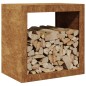 vidaXL Brennholzregal 60x40x60 cm Cortenstahl vidaXL Brennholzregal 60x40x60 cm Cortenstahl