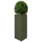 vidaXL Pflanzkübel 2 Stk. Olivgrün Dreieckig 40x34,5x70 cm Stahl vidaXL Pflanzkübel 2 Stk. Olivgrün Dreieckig 40x34,5x70 cm Stahl