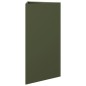 vidaXL Pflanzkübel 2 Stk. Olivgrün Dreieckig 40x34,5x70 cm Stahl vidaXL Pflanzkübel 2 Stk. Olivgrün Dreieckig 40x34,5x70 cm Stahl