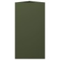 vidaXL Pflanzkübel 2 Stk. Olivgrün Dreieckig 40x34,5x70 cm Stahl vidaXL Pflanzkübel 2 Stk. Olivgrün Dreieckig 40x34,5x70 cm Stahl
