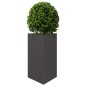 vidaXL Pflanzkübel 2 Stk. Schwarz Dreieckig 50x43x75 cm Stahl vidaXL Pflanzkübel 2 Stk. Schwarz Dreieckig 50x43x75 cm Stahl