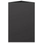 vidaXL Pflanzkübel 2 Stk. Schwarz Dreieckig 50x43x75 cm Stahl vidaXL Pflanzkübel 2 Stk. Schwarz Dreieckig 50x43x75 cm Stahl
