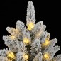 vidaXL Künstlicher Weihnachtsbaum mit Schnee 150 LEDs 150 cm vidaXL Künstlicher Weihnachtsbaum mit Schnee 150 LEDs 150 cm