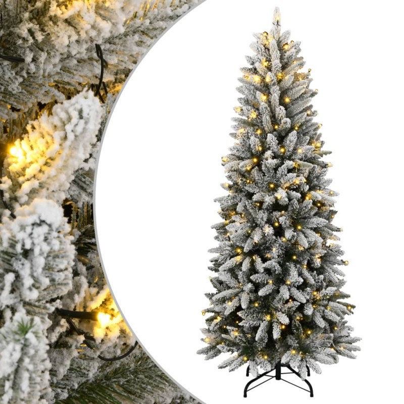 vidaXL Künstlicher Weihnachtsbaum mit Schnee 300 LEDs 210 cm vidaXL Künstlicher Weihnachtsbaum mit Schnee 300 LEDs 210 cm