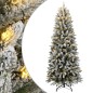 vidaXL Künstlicher Weihnachtsbaum mit Schnee 300 LEDs 210 cm vidaXL Künstlicher Weihnachtsbaum mit Schnee 300 LEDs 210 cm