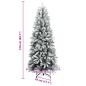 vidaXL Künstlicher Weihnachtsbaum mit Schnee 300 LEDs 210 cm vidaXL Künstlicher Weihnachtsbaum mit Schnee 300 LEDs 210 cm