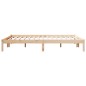 vidaXL Massivholzbett Extra Lang ohne Matratze 160x210 Kiefernholz vidaXL Massivholzbett Extra Lang ohne Matratze 160x210 Kiefernholz