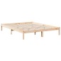 vidaXL Massivholzbett Extra Lang ohne Matratze 160x210 Kiefernholz vidaXL Massivholzbett Extra Lang ohne Matratze 160x210 Kiefernholz