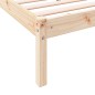 vidaXL Massivholzbett Extra Lang ohne Matratze 160x210 Kiefernholz vidaXL Massivholzbett Extra Lang ohne Matratze 160x210 Kiefernholz