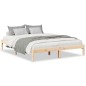 vidaXL Massivholzbett Extra Lang ohne Matratze 160x220 Kiefernholz vidaXL Massivholzbett Extra Lang ohne Matratze 160x220 Kiefernholz
