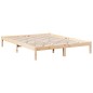 vidaXL Massivholzbett Extra Lang ohne Matratze 160x220 Kiefernholz vidaXL Massivholzbett Extra Lang ohne Matratze 160x220 Kiefernholz