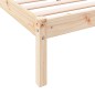 vidaXL Massivholzbett Extra Lang ohne Matratze 160x220 Kiefernholz vidaXL Massivholzbett Extra Lang ohne Matratze 160x220 Kiefernholz