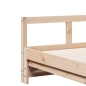 vidaXL Tagesbett Ausziehbar mit Matratzen 80x200 cm Massivholz Kiefer vidaXL Tagesbett Ausziehbar mit Matratzen 80x200 cm Massivholz Kiefer