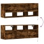 vidaXL TV-Wandschrank mit LED-Beleuchtung Räuchereiche 130x31x45 cm vidaXL TV-Wandschrank mit LED-Beleuchtung Räuchereiche 130x31x45 cm